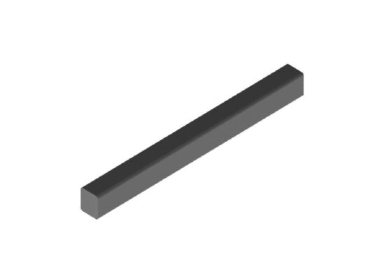 Weasler 404-1214 6N Solid Rectangular Shaft