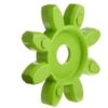 Lovejoy GS 19 Curved Jaw Coupling Green Urethane Spider 64 Shore D 2 Lovejoy GS 19 Curved Jaw Coupling Green Urethane Spider 64 Shore D