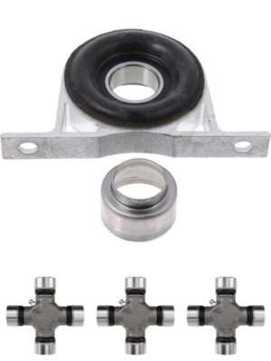 Rear Driveshaft Carrier Bearing And U Joint Kit Compatible with 2008-2017 Ford F250 F350