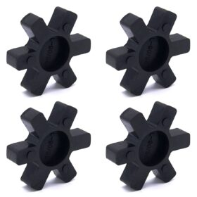 L095 NBR Rubber Spider Insert Solid Spider Center Inserts Fits for Lovejoy Martin L-Jaw Coupling 4 Pack