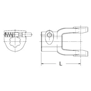 Neapco 22-2317 PTO QD Yoke