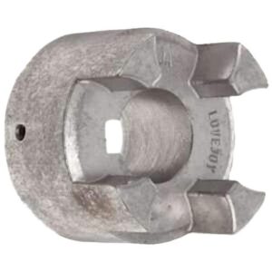 Lovejoy 66873 Size CJ 28/38B Curved Jaw Coupling Hub, Powdered Metal Steel, Inch, 1.5 Bore, 3/8'' x 3/16'' KW