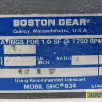 BOSTON GEAR F718-60-B5-G 5/8 IN 7/8 IN 60:1 56C GEAR REDUCER B474023 - Image 3
