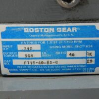 Boston Gear F715-40-B5-G SPEED REDUCER 11 Boston Gear F715-40-B5-G SPEED REDUCER - Image 5