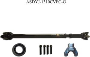 ADAMS DRIVESHAFT YJ Front 1310 CV Driveshaft With T-case Yoke and Seal