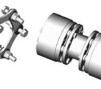 Lovejoy DI185-6 Drop-In Spacer Coupling Jumbo Hub RSB In